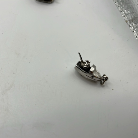 5 Vintage 3D Articulated Sterling Silver Charms - Picture 8 of 10